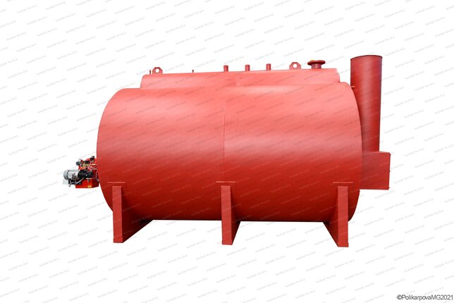 Мазутный жаротрубный котел 1600 кг пара в час 130 С