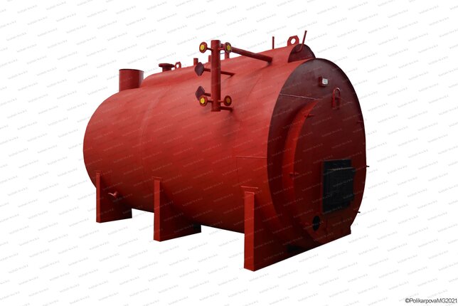 Паровой угольный котел 2000 кг в час с температурой 130 С